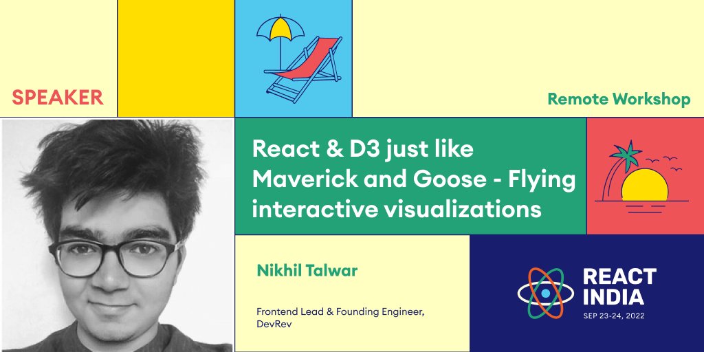 react_india's tweet photo. @its_talwar is attending React India!

Nikhil is curious about tech and exploring web technologies, he is working on frontend infrastructure, and building applications at scale. He’s currently building DevRev with love. https://t.co/5uP8YFQymQ
