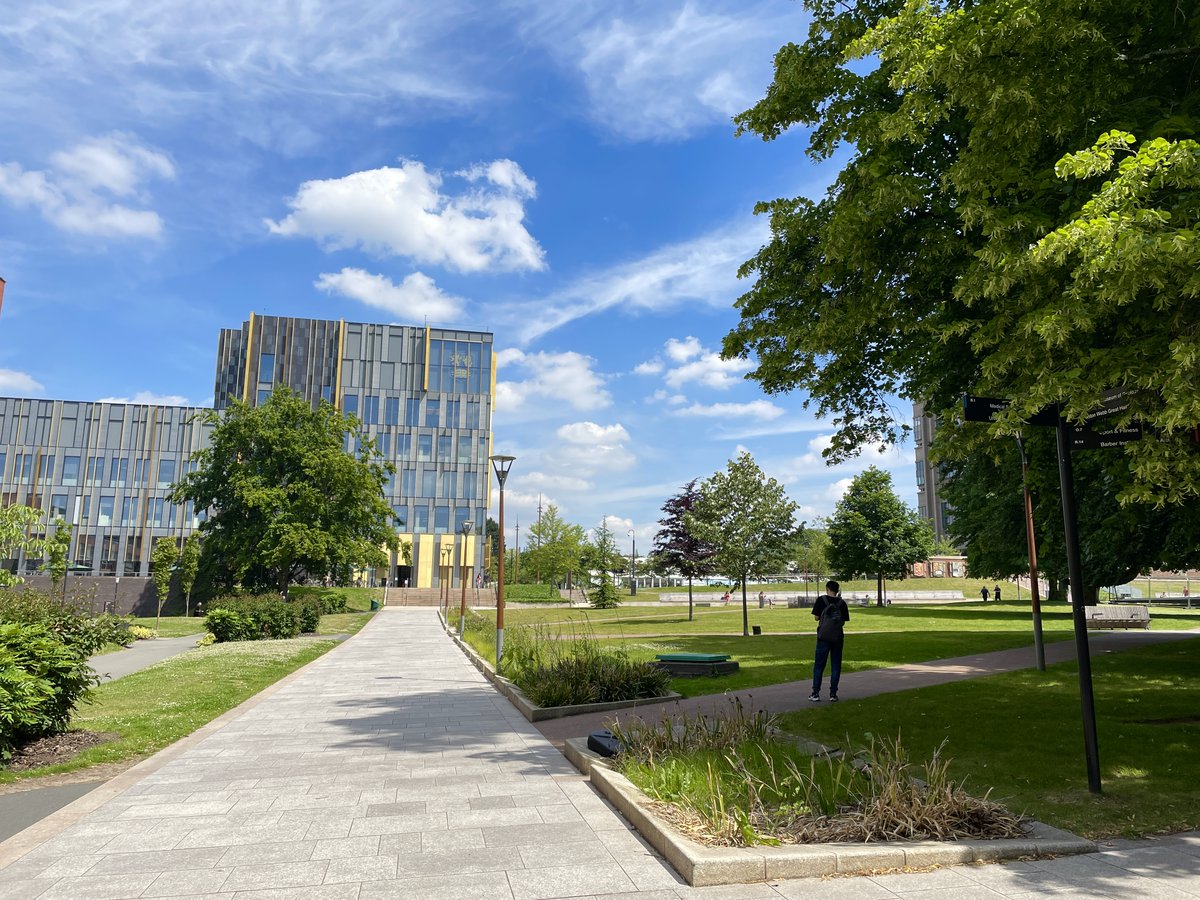 It's not long now - in just a couple of weeks we'll be welcoming a new cohort of students.
We've been watering the trees and the grass (ahem 🌧️) so campus looks beautiful and we can't wait to welcome everyone! 
Find everything you need to know here ⬇️
birmingham.ac.uk/welcome/index.…
