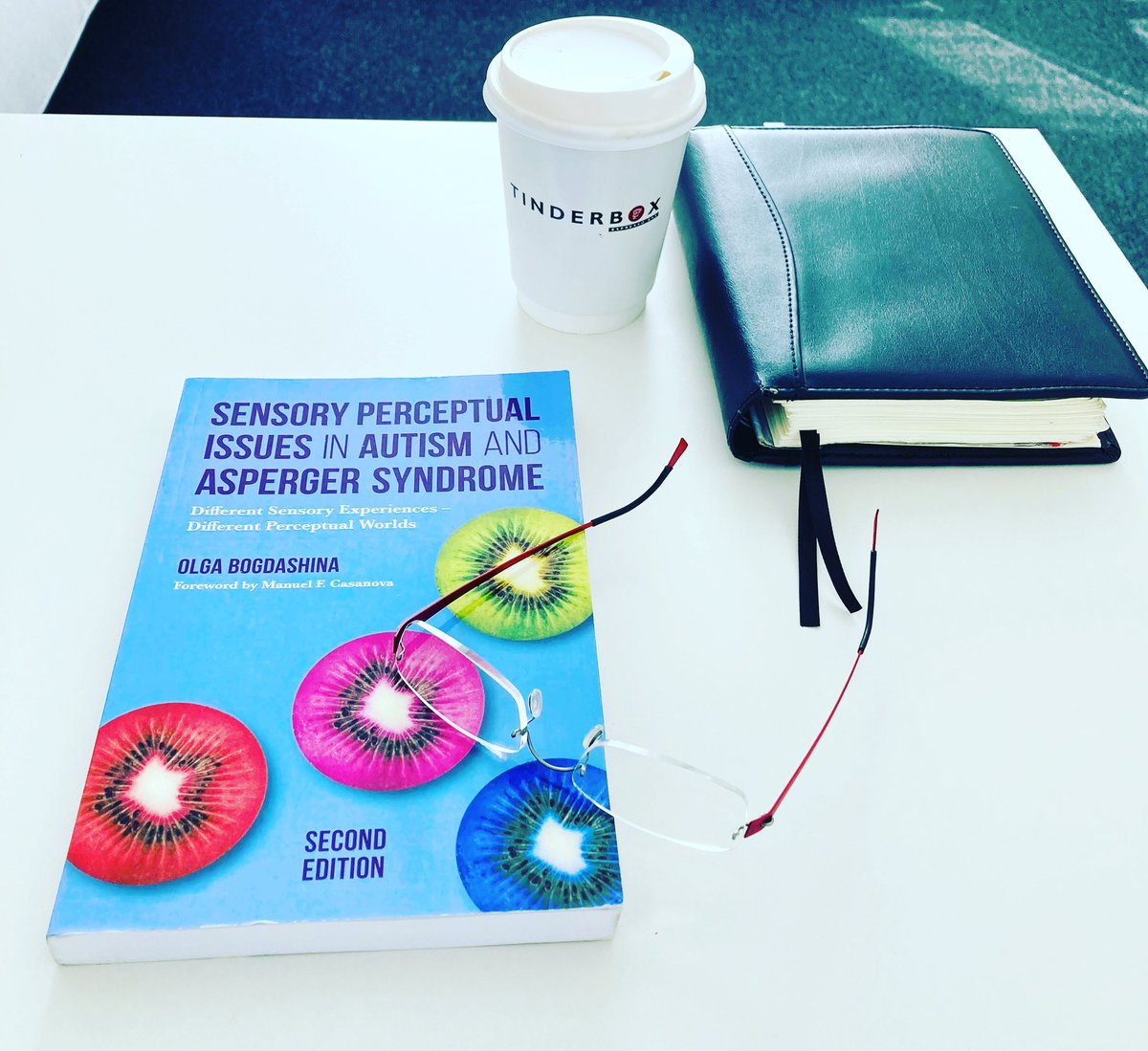 andydalziell's tweet photo. In between appointments today - this is my current literature #asd #physicalactivity #bmt #bilateralintegration https://t.co/pGlTkgChh2