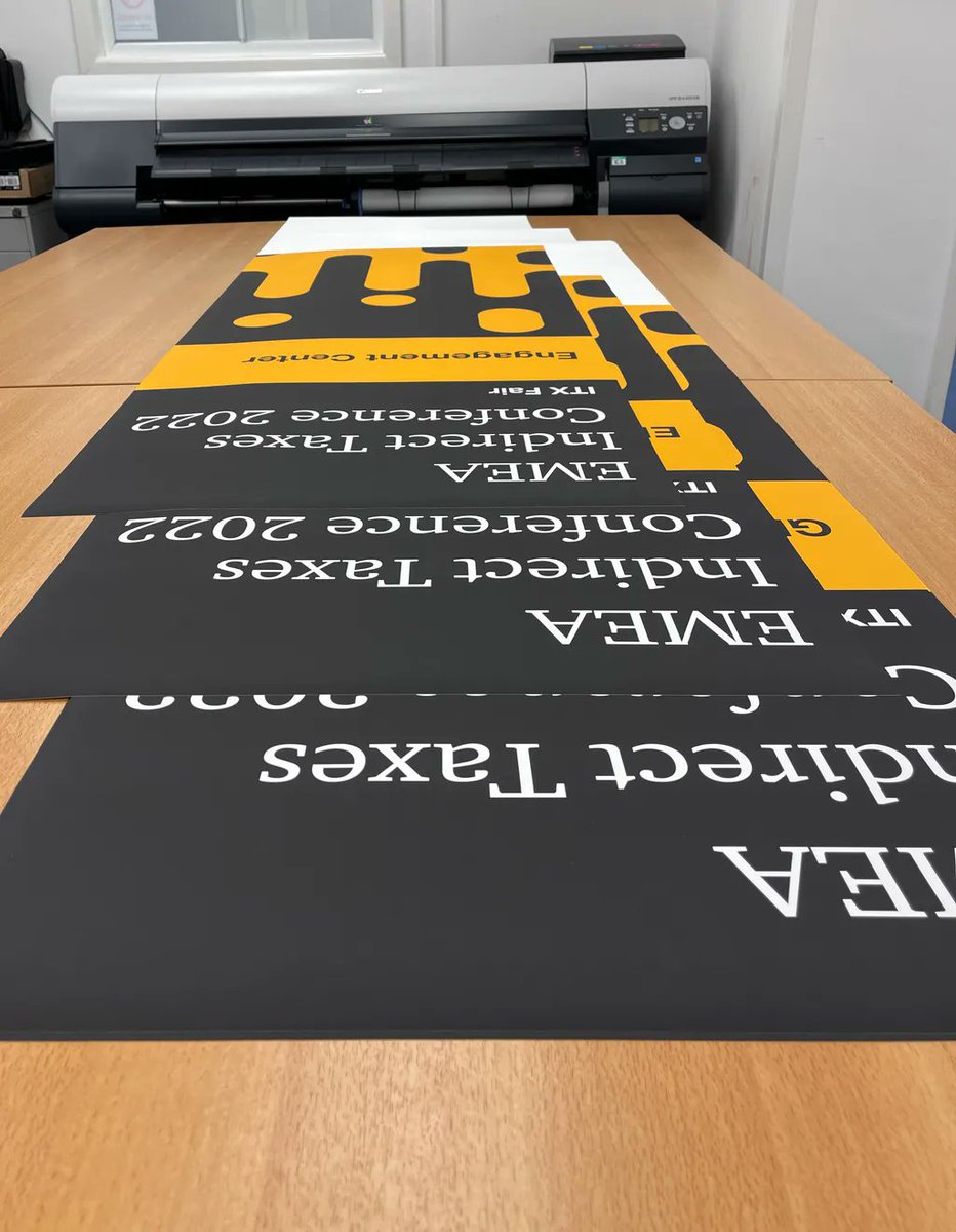 CypherMedia's tweet photo. We've been busy designing and printing over 36 custom-branded banners for an event being hosted in Barcelona next week. Keep your eyes peeled for more updates! https://t.co/WamzgZBO9q