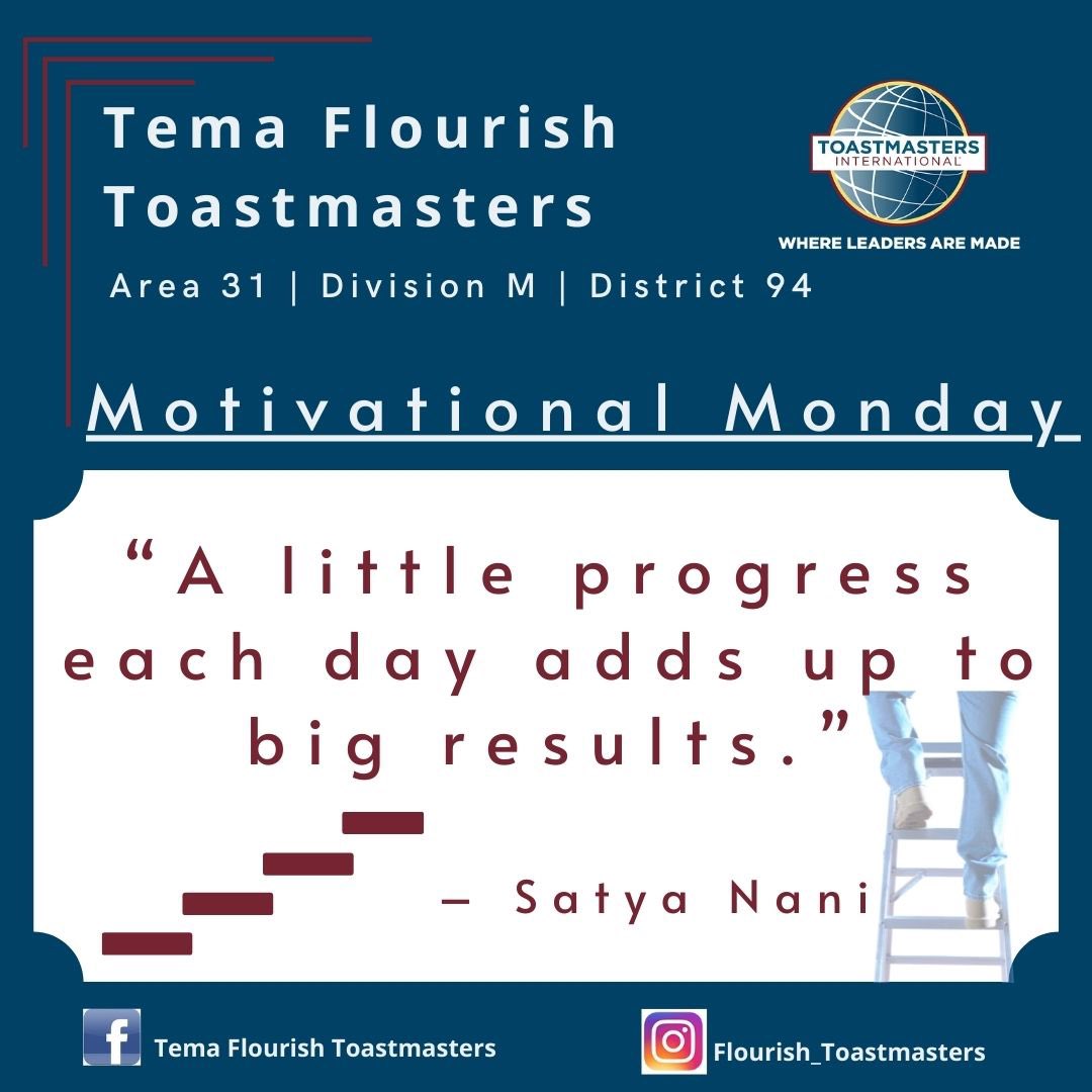 TemaFlourish's tweet photo. Whatever you do, just keep moving because steady progress will deliver the results you need 👊. https://t.co/njc5v113q1