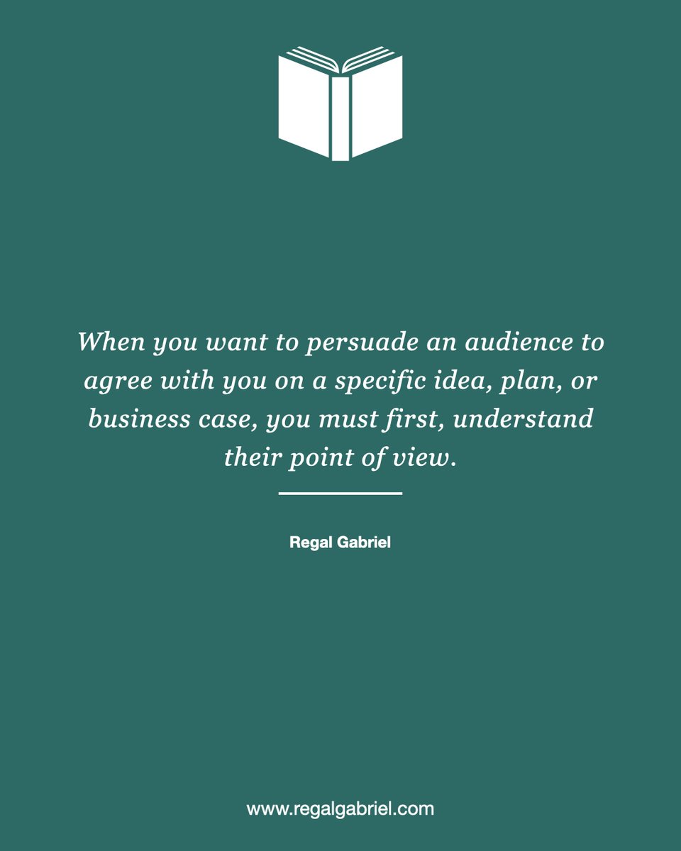 regalGab's tweet photo. Understanding your audience is fundamental to an excellent business presentation.
#communication #businesscommunication #businesspresentation #regalgabriel #strategiccommunications #leaninganddevelopment #corporatetraining https://t.co/oIMnNcLjkd
