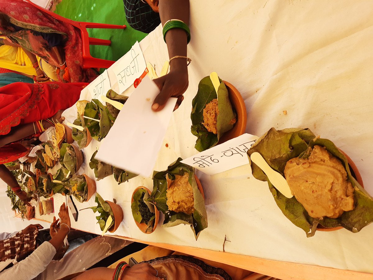 MbaAnjali's tweet photo. Food fair organized by WCD Panna, where the women groups of Vikas samvad organization displayed and presented local and traditional dishes including forest produce. #foodfairvss , @vikassamvad @CollectorPanna @mp_wcdmp @WCDMP https://t.co/alTl7i0EwZ