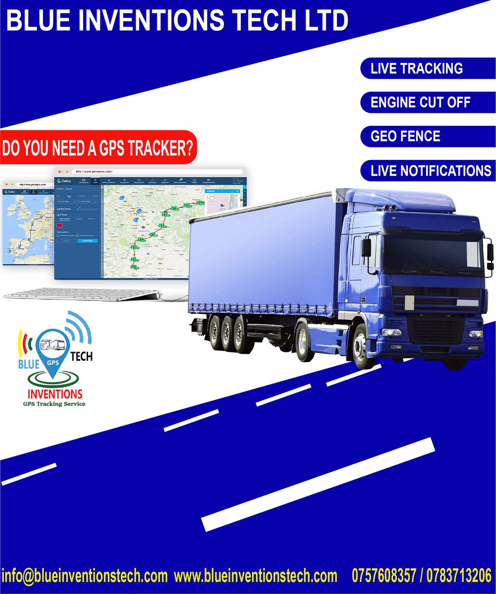 BlueInventions's tweet image. Keep an eye on your Fleet in one place. Contact @BlueInventions for GPS Tracking/Fleet Management. 
Visit our website blueinventionstech.com 
WhatsApp: +256757608357