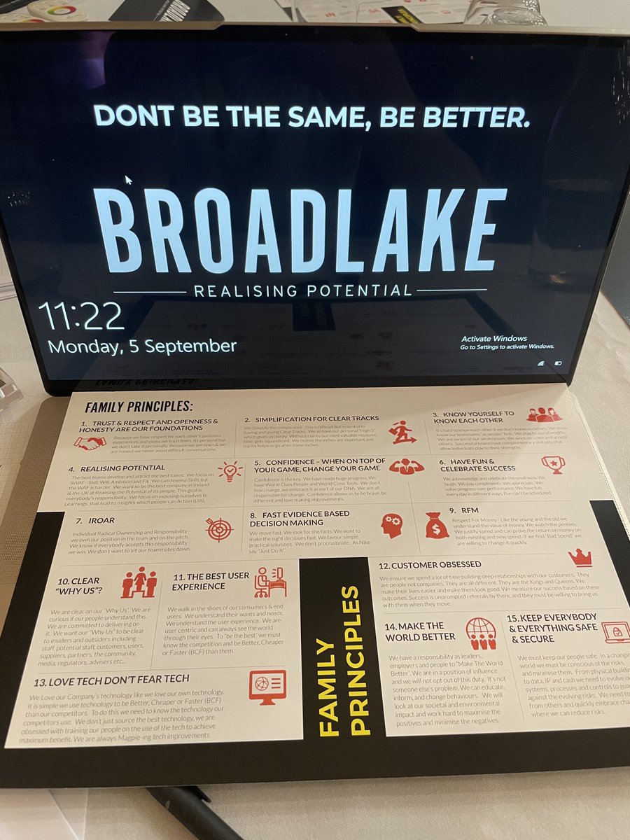 wearebroadlake's tweet image. ⁦@bcrowleyttm⁩ introducing ⁦@wearebroadlake⁩ principles: #rightthings, #rightenvironment, #rightpeople. #realisingpotential