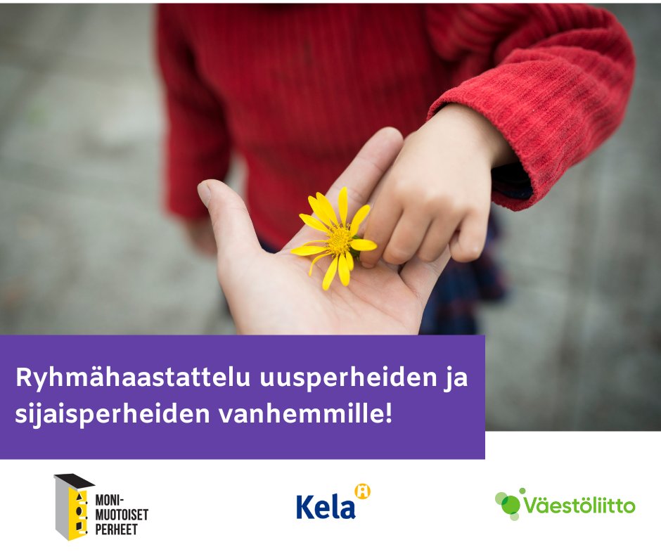 lakijaperhe's tweet photo. Ryhmähaastattelu uusperheiden ja sijaisperheiden vanhemmille torstaina 8.9. järjestetään aiemmasta tiedosta poiketen etänä. Vielä ehdit ilmoittautua mukaan: kia.aarnio@vaestoliitto.fi 
Lisätietoja: https://t.co/knrbVp88ev https://t.co/IoTOH7OOAO