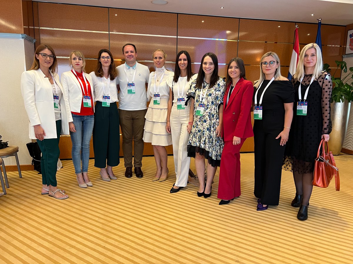 croendoyoung's tweet photo. Thank you to everyone who made these 3 days a great experience. It was our pleasure and honour to organise the 9th @EYEScientists meeting.  @ESEndocrinology 

LOC Team #EYES2022 @ZibarKarin @LanaSambula @CindricTea @dora_voda @NinoMatas1 @PetrakIva @MartinaJambrov1 @anja_barac https://t.co/AqJ452Eq1n