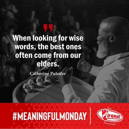 ArenelZw's tweet photo. Elders can provide wisdom to younger generations and access insights specific only to them. We need this information for professional and personal reasons because it helps us identify who we want to be when we get older.
#ARENEL #mondaymotivation #tasteittofeelit #Zimbabwe #maxi https://t.co/b3xA3P2qg6
