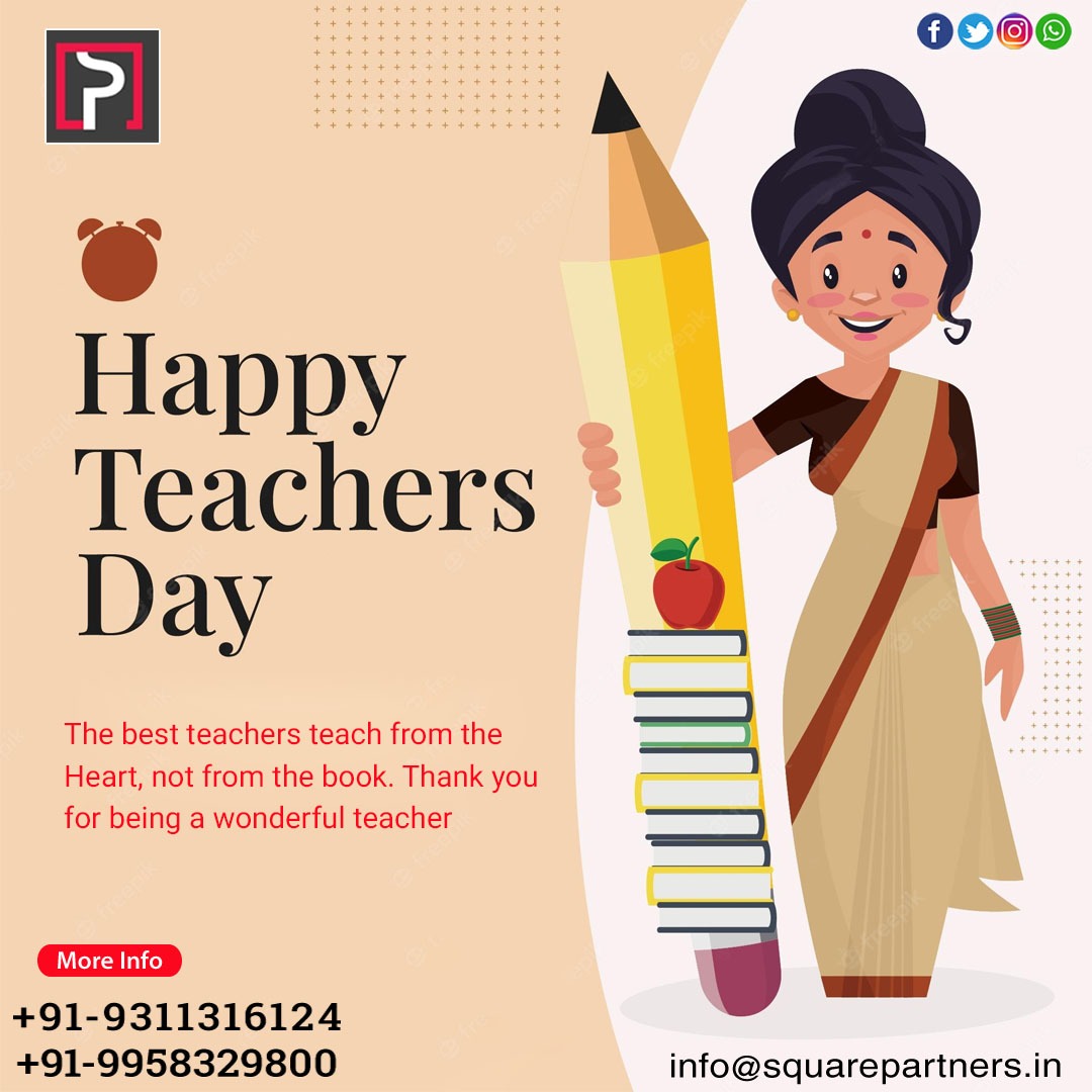 partners_square's tweet photo. All the efforts and hard work you have put into bringing out the best in us can never be repaid in mere words. We can only be grateful to have a teacher like you!
.
91-9311316124, 9958329800
info@squarepartners.in
.
.
#Teacher’s_Day #5_september #5_september_2022 #5_september_day https://t.co/3YGYzSu2rJ