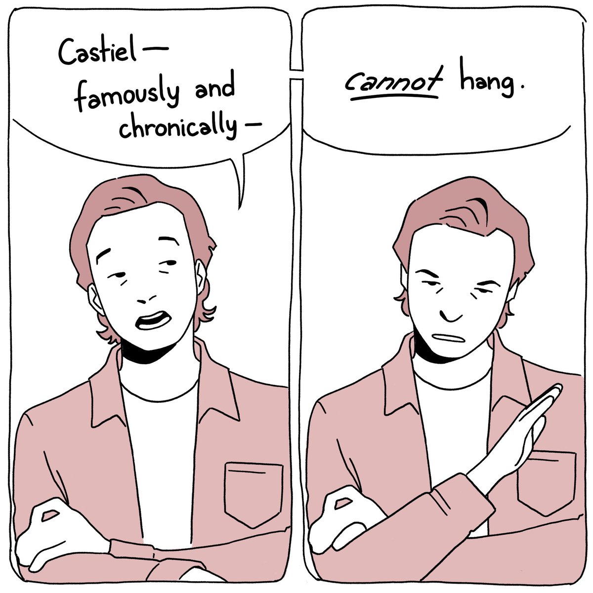 「Castiel Gets Kicked Out of the Smoke Circle #supernatural 」Josh the ...