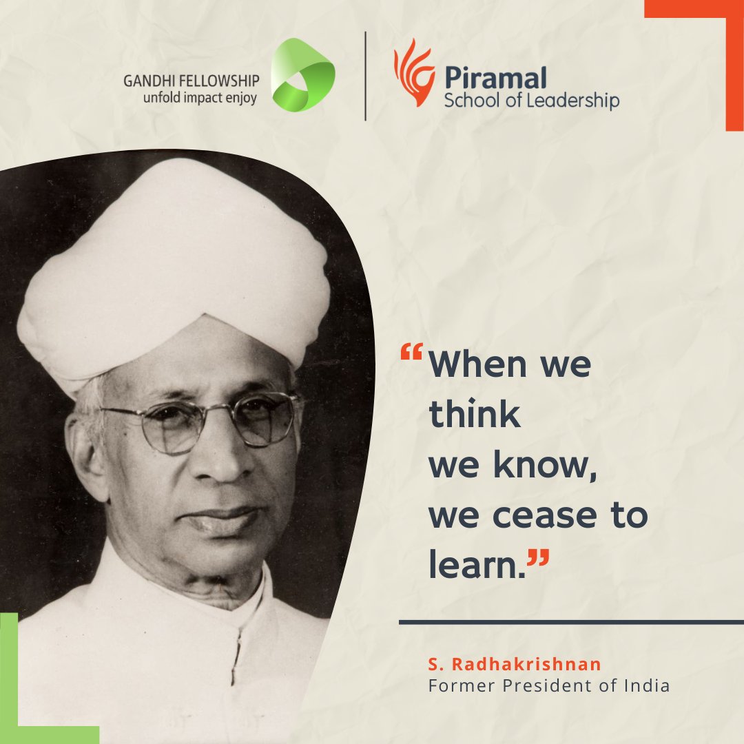 thegfprogram's tweet photo. At the #GandhiFellowship, our fellows learn that teachers go beyond the classroom. Today, we appreciate the efforts of all the teachers in our life and wish them a #HappyTeachersDay!

Retweet this and tell us your best memories with your teachers!

#TeachersDay #TeachersDayIndia https://t.co/ABoTfJ1URS