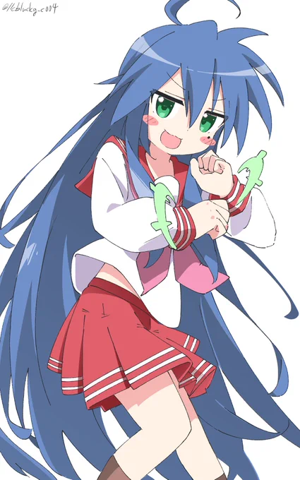 らきすた復活と聞いて僭越ながら描いたこなたです 