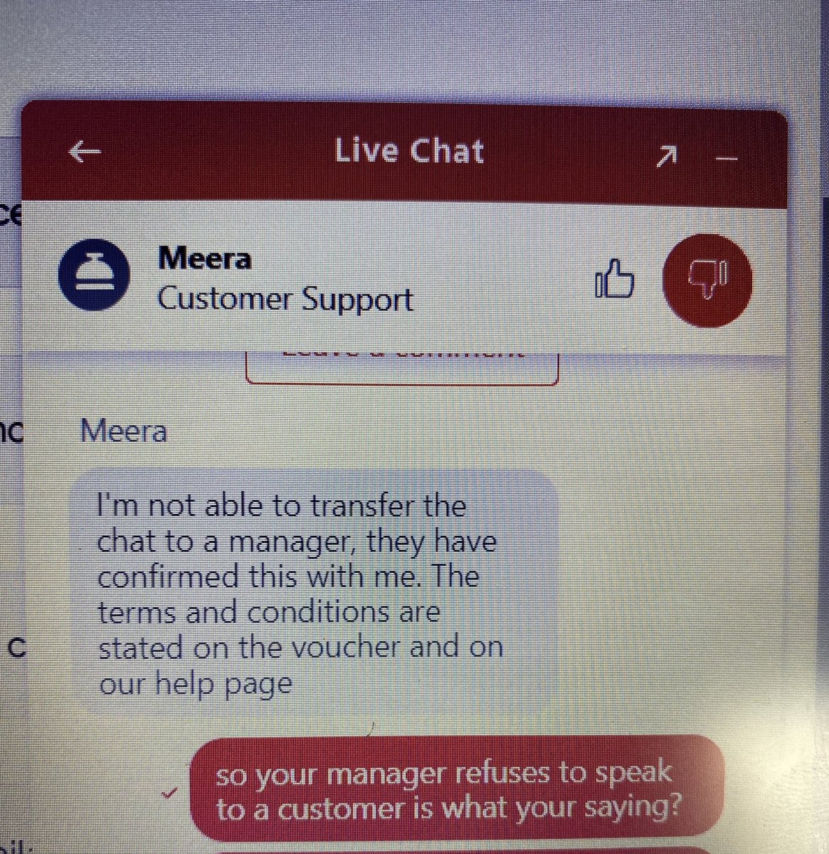ChloeSaterlay's tweet photo. @RedLetterDaysUK having a really bad “experience” with your customer service team due to personal reasons I haven’t been able to use my experience and now they won’t book it for me or refund me and the manager is refusing to speak to me. What a scam. You’ve stolen my money #scam https://t.co/C6p32tOjJF