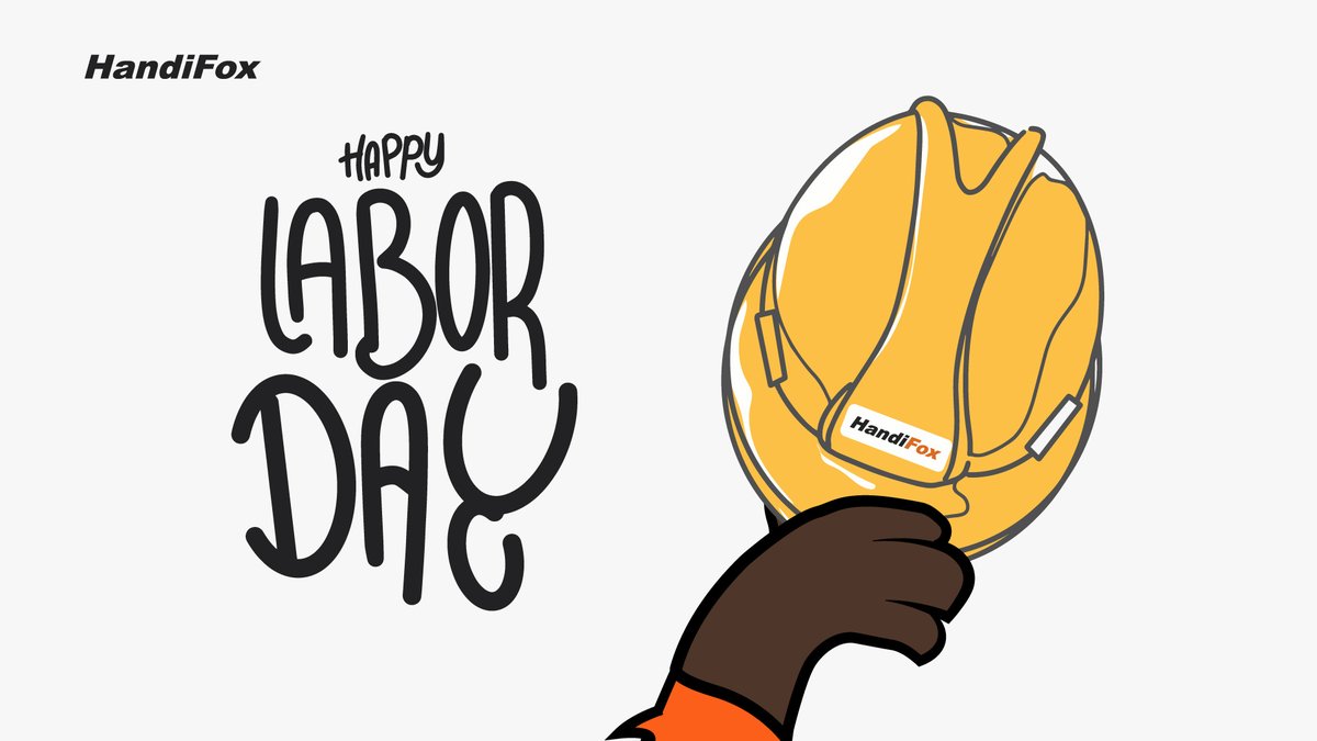 HandiFoxUS's tweet photo. Happy #laborday to all hard-workers out there! Hope you feel valued and essential, because all jobs matter. Enjoy the day with your families!❤️
#handifox #inventorymanagement #smallbusiness https://t.co/Xhzo2JQVbB