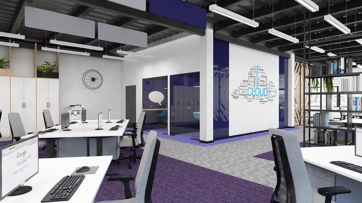 T3Atelier's tweet photo. Dla Grupy Onex pracowaliśmy trzykrotnie. Jako pierwszy prezentujemy projekt wnętrz biurowych w gliwickim oddziale firmy. #Onex #biuro #projektybiur #projektywnętrz #wnętrza #design #Balma #Noti #Profim https://t.co/y21kXdkGkm