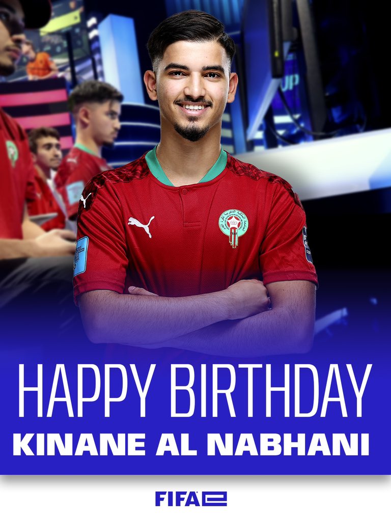 His first year competing ended with a trip to the #FeNC with <a href="/FRMJEOFFICIEL/">Fédération Royale Marocaine des Jeux Electroniques</a> 🇲🇦 We can’t wait to follow you again this coming season!

Happy birthday <a href="/KinaneNabhani/">Kinane Al Nabhani</a> 🥳