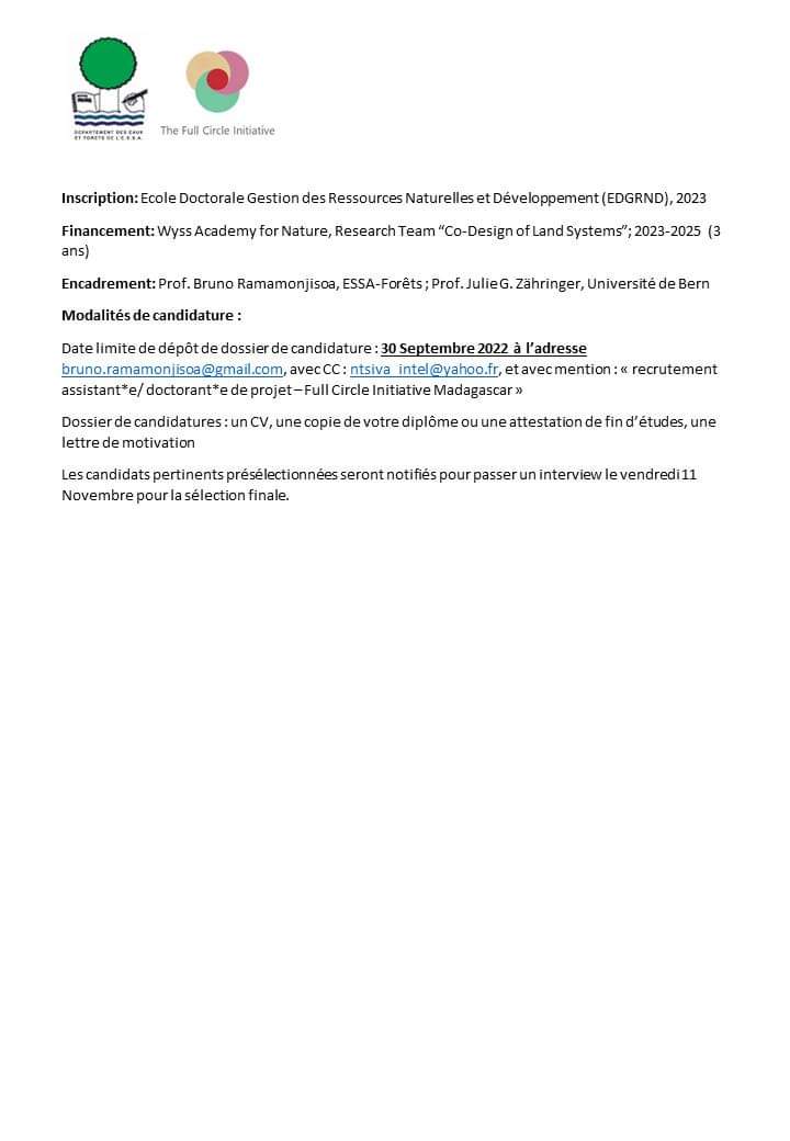 ESSA Eaux et Forêts tweet media