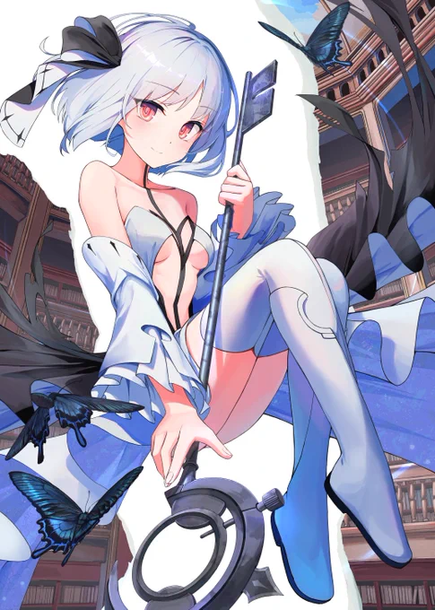 「このライトノベルがすごい!2023」のアンケートが始まりました!私がイラスト描かせていただいた「魔導書学園の禁書少女 少年、共に禁忌を紡ごうか」「想いの重なる楽園の戦場。そしてふたりは、武器をとった」も投票の対象です!よろしくお願いします!イラストレーター部門もあります!  