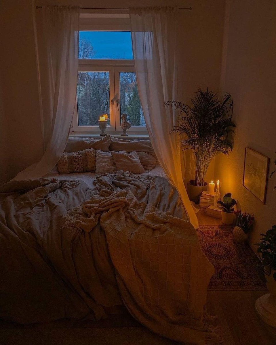 cold nights + warm light