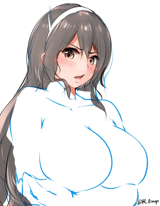以前描いた足柄を剥き剥きしていきます 