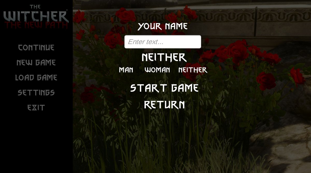 twtnpGAME's tweet photo. EXCITING UPDATE!!
Starting next update, non-binary pronouns will be available for players to choose! #thewitchernewpath https://t.co/LaMDSemZ2r