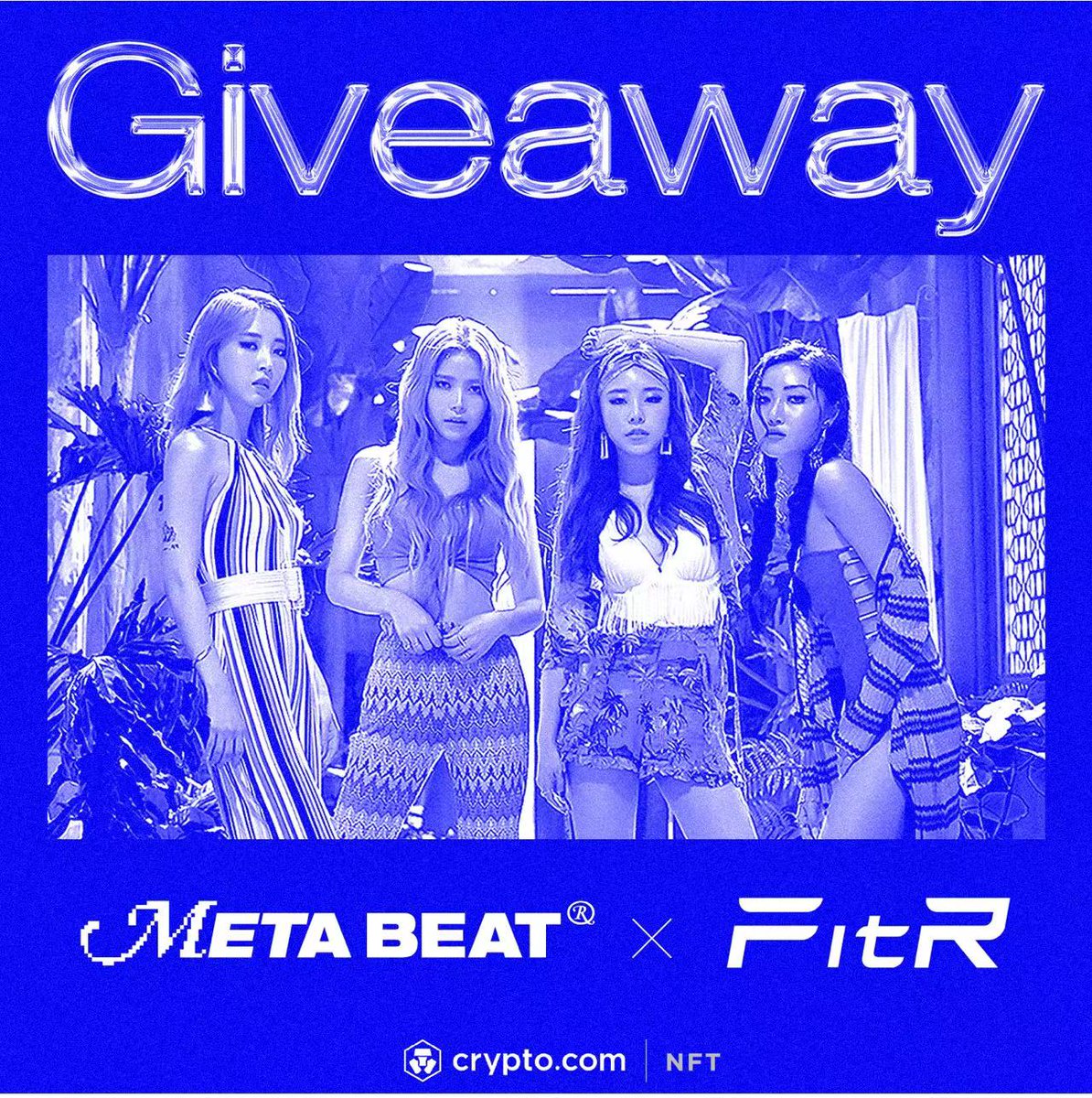 MetaBeat is launching an exclusive NFT collection of <a href="/RBW_MAMAMOO/">마마무(MAMAMOO)</a>.

📅Public Sale: 19th Sep. 13:00PM UTC 

🎁10 WLs + 2 Free Minting to giveaway

✅Follow @MetaBeatOffl &amp; <a href="/FitRofficial/">FitR Official</a>
✅RT+💕+@ 3 frds
✅Join: t.me/metabeat_offl

🔗gleam.io/UF2NB/metabeat…