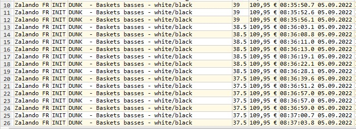 All of this only for me, first test of banana went smooth 17 dunk blacks and 4 dunk triple pink thks <a href="/BananaFramework/">BananaAIO</a> @PorterProxies <a href="/ErrorFrance/">Error_France</a> <a href="/ToolsHubio/">Tools Hub</a> <a href="/HekoAutomation/">Heko Automation</a> ( thks a lot to heko who help me to cop when having class )