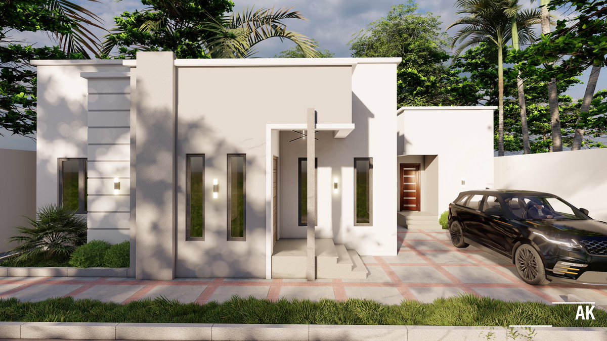Abdolkadirkabir's tweet photo. If My design makes it to your Tl kindly help me retweet you may be next to my client, thank you. proposed 2 bedroom bungalow 🙏 https://t.co/jkK5KdSEJm