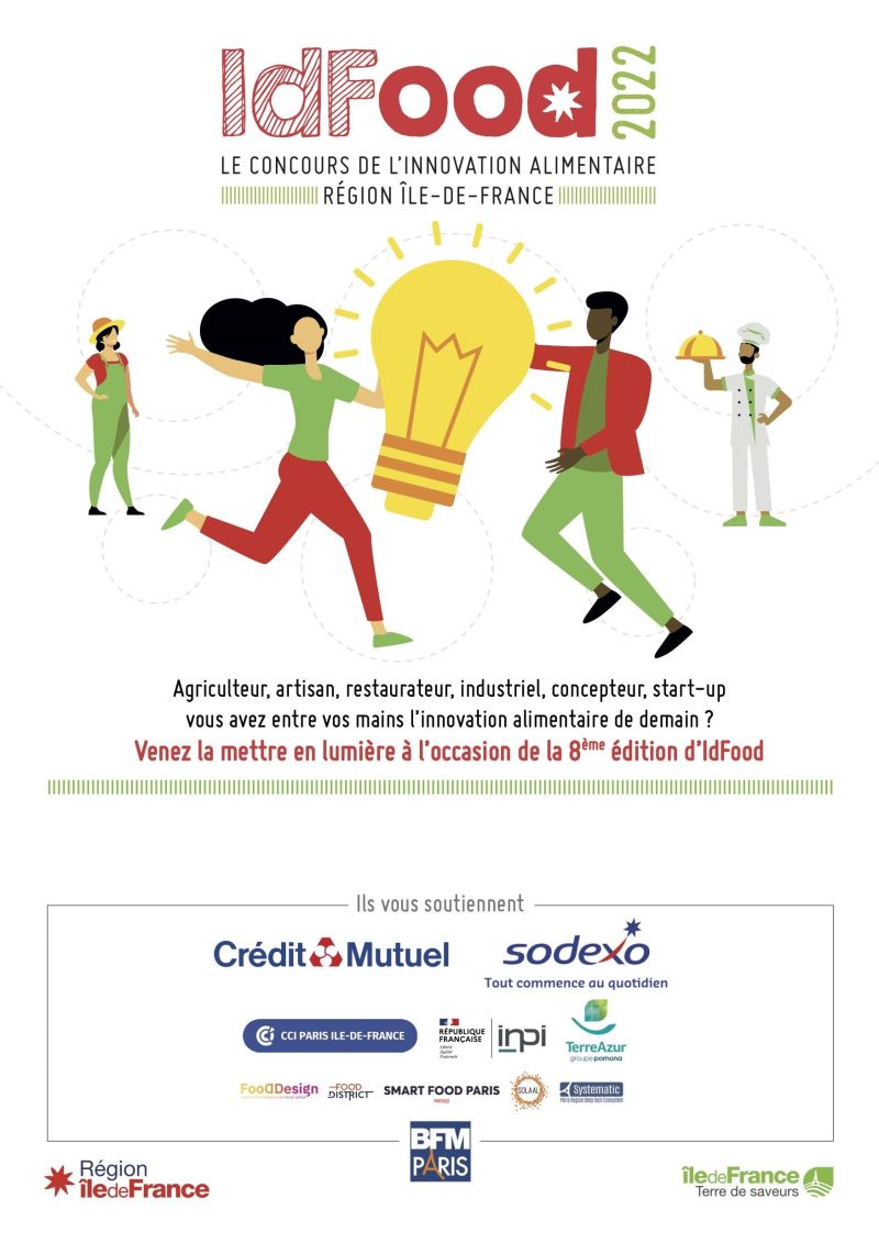 Dans 4 jours, c'est l'entrée en piste des finalistes d’#IdFood ! Merci à <a href="/CCI_Paris_IdF/">CCI Paris IdF</a>, <a href="/INPIFrance/">INPI France</a> et #TerreAzur du <a href="/GroupePomona/">Groupe Pomona</a>, nos partenaires Croissance pour ce concours !🏆
#green #innovation #foodtech #iledefrance #concours <a href="/iledefrance/">Région Île-de-France</a>