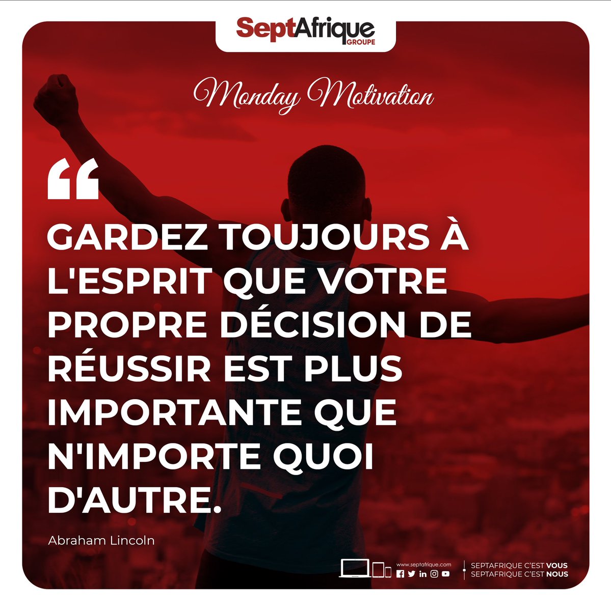 SeptafriqueB's tweet photo. Bon début de semaine 😎
#Mondayvibes #septafrique #kebetu https://t.co/Qh1J5mST7m