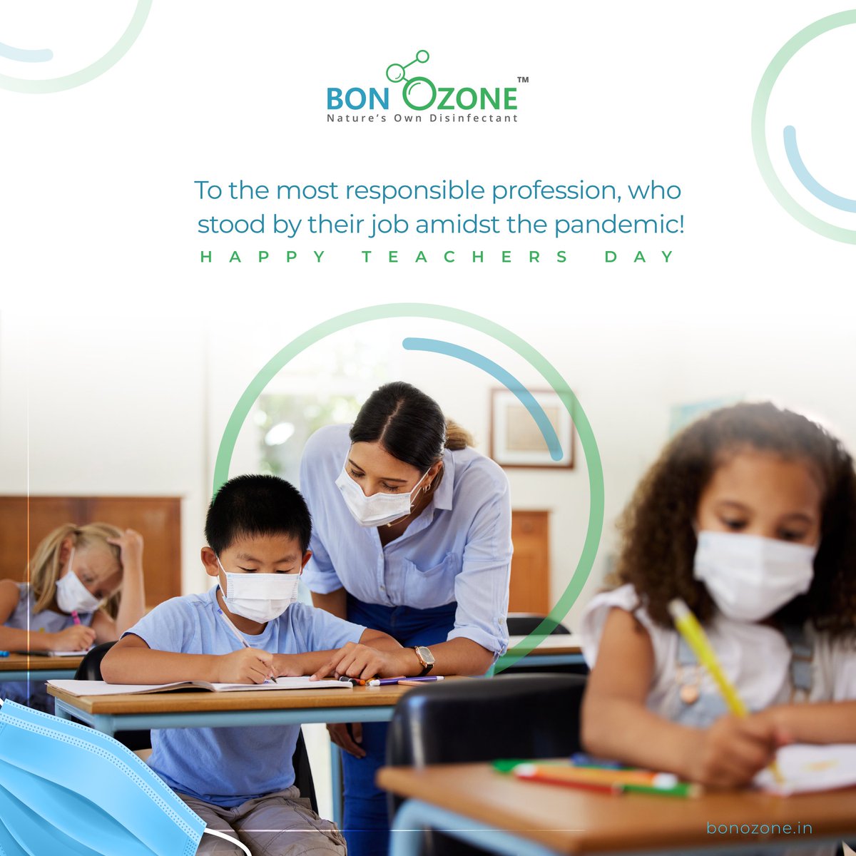 BonOzoneOffl's tweet photo. Teachers are like our second parents. Wishing all teachers who have changed the course of the students for the better a Happy Teacher's Day 👩🏻‍🏫👨🏻‍🏫

#BonOzone #Teacher #Teachers #September #HappyTeachersday #TeacherLife #Education #School #College #Guru #LifeSafewear #SurgicalMask https://t.co/WW67uLM5mZ