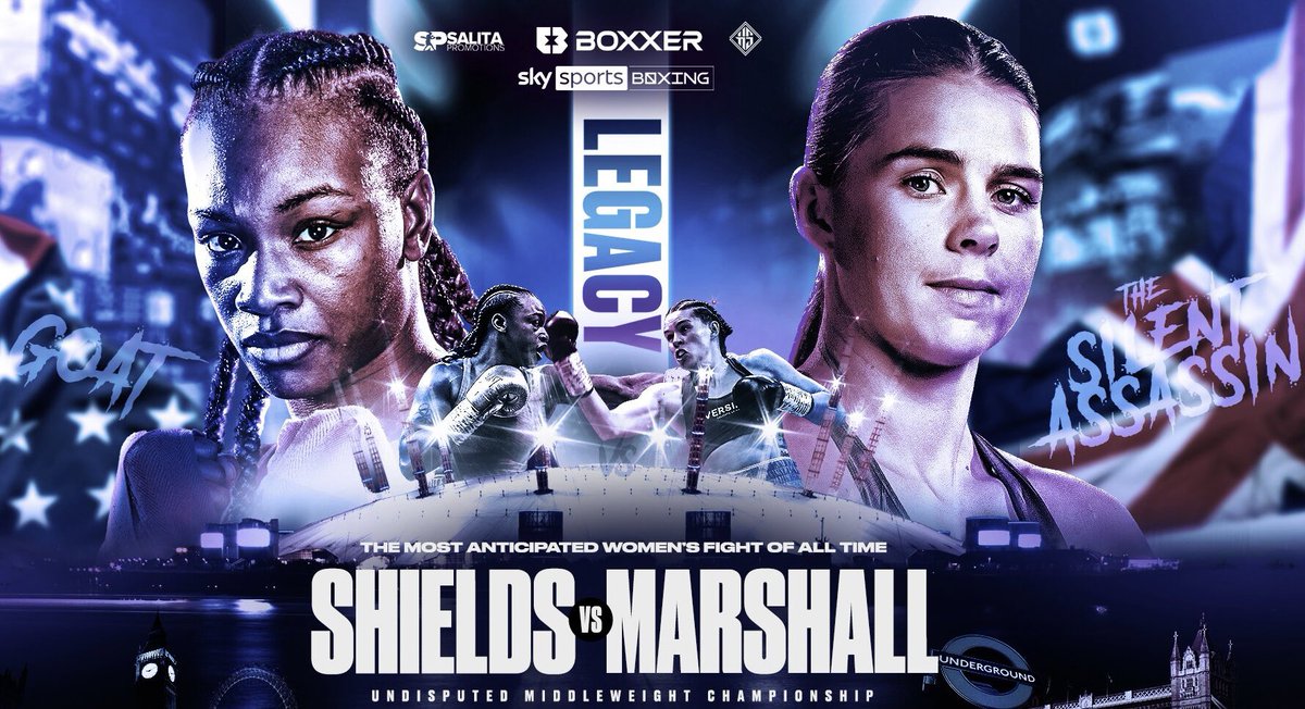 🥊 𝐆𝐈𝐕𝐄𝐀𝐖𝐀𝐘 🥊

🎟️ WIN 2 x 2 tickets to watch <a href="/Claressashields/">Claressa Gwoat Shields</a>  vs Marshall on Sept 10 in the <a href="/TheO2/">The O2</a> .
 
1⃣ Follow <a href="/ringwalks/">Ringwalks | Boxing & MMA Notifications 📲</a> 
2⃣ Like + RT this post

Want to double your chances? 
Enter our IG giveaway:

➡️ instagram.com/p/CiH3WdcgbRG/

⌛️ Deadline: 8/9 - 6pm UK

📷 <a href="/boxxer/">BOXXER</a>