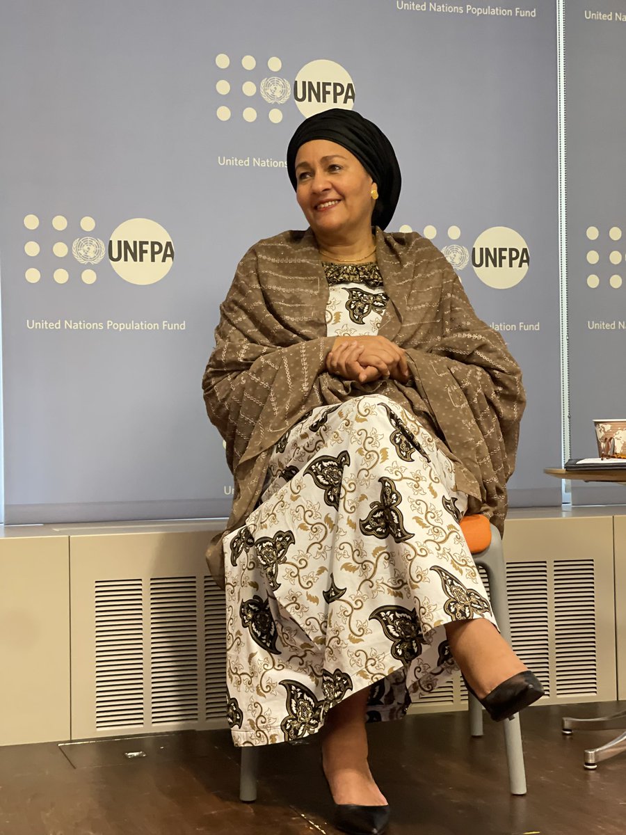 dienekeita's tweet photo. Always an immense privilege when our DSG @AminaJMohammed comes to visit us @UNFPA @Atayeshe https://t.co/WYU2KsCWUR