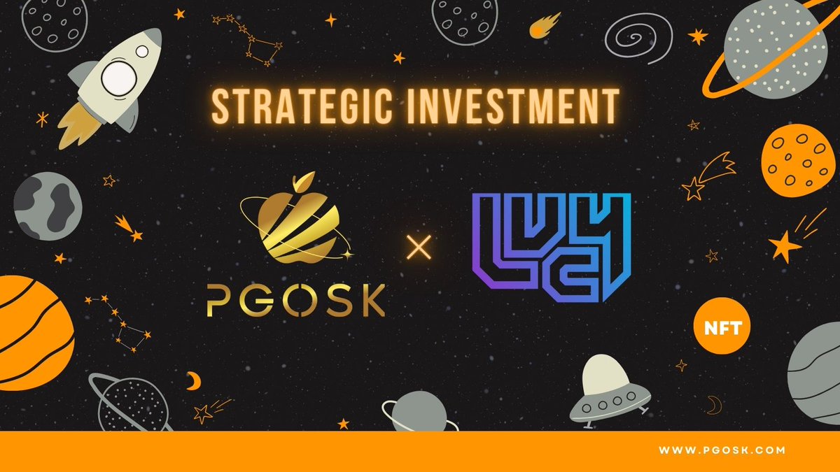 pgswap's tweet photo. Announcement📢📢
Determined by PGOSK Foundation research💥🎉
@PGOSK
 strategic investment in LUCY @lucyfinance NFT ecology🚀
👉Leading DeFi3.0-NFT to redefine mechanism consensus
👉The entrance to the WEB3.0 encrypted world that realizes decentralized and balanced value https://t.co/NQQBxxoKVS