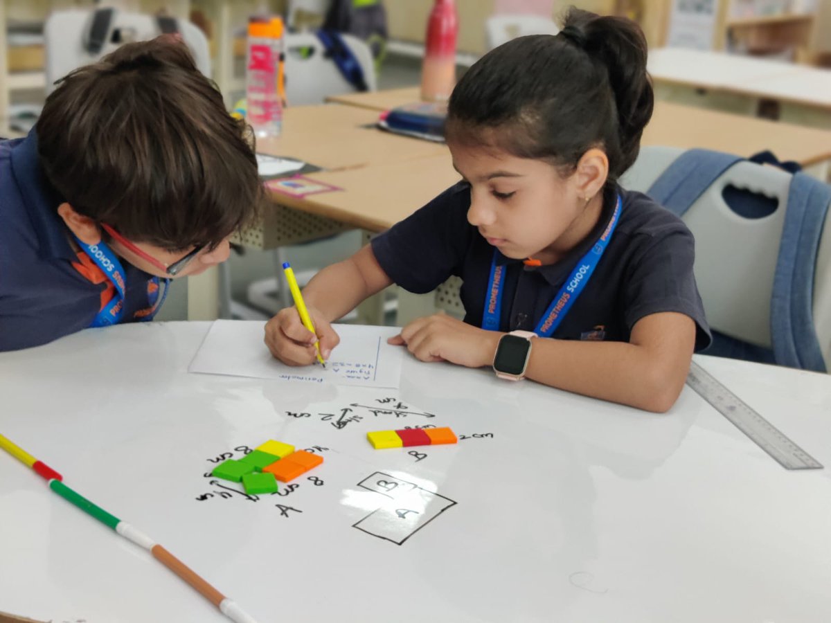 nidhistrehan's tweet photo. Measurement📏unit in grade 5! Ss used #Rangometry to create #different shapes and #calculated the #area & #perimeter. Later they demonstrate their understanding by journaling it.#measurement #singaporemath @ketakiKTweets @AneeshaSahni @aanchalshah16 @Prometheus_Edu https://t.co/P9xuerP5fd