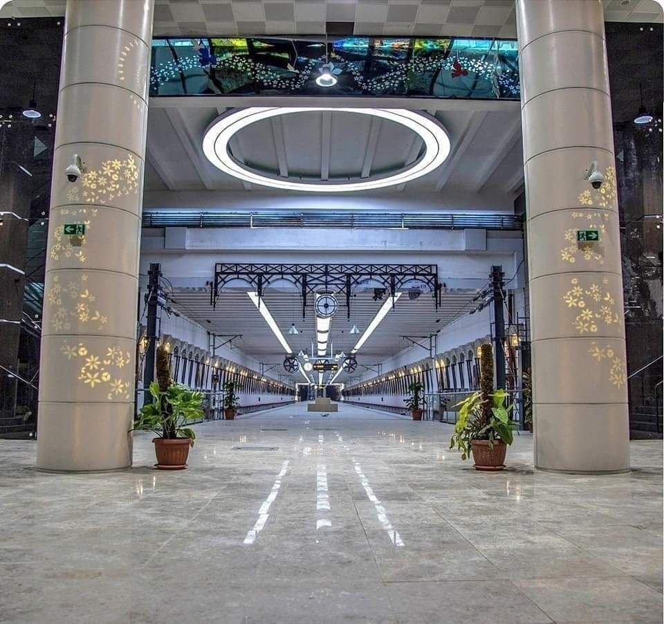 Station de train de l'aéroport international d'Alger.
#Aeroport #Alger