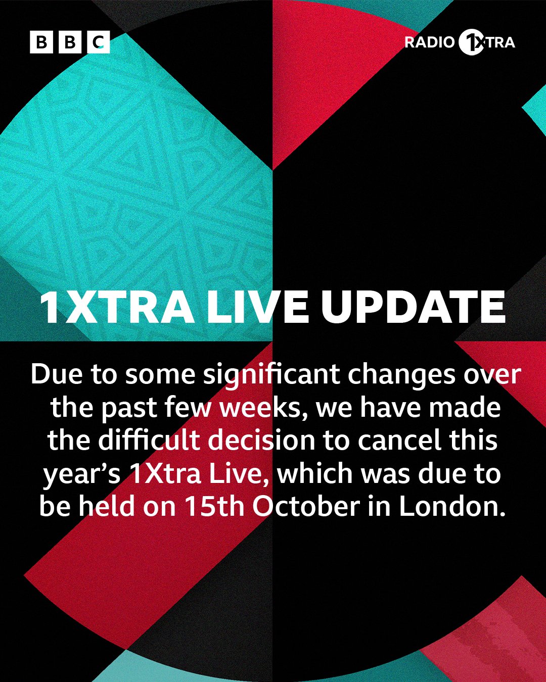 Bbc radio 1xtra on twitter 1xtra live update due to some