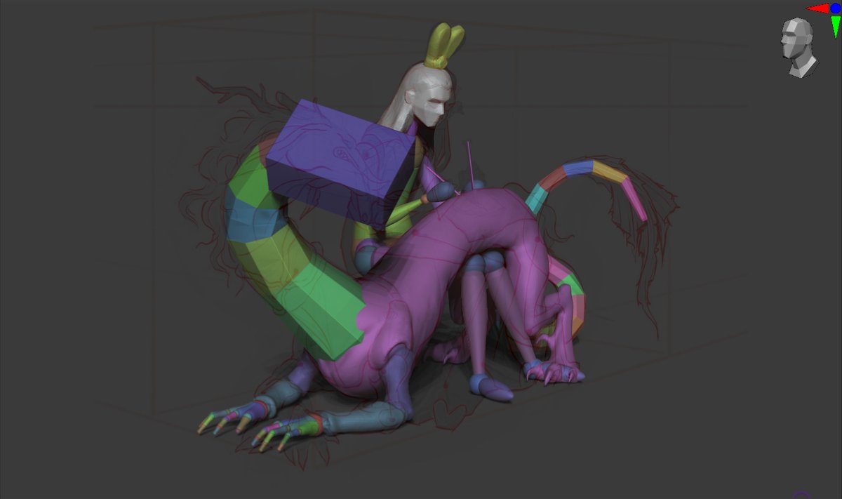artofpoligone's tweet photo. Blocking out a dragon surgery scene for ArtStation Dragon's Rise Challenge.

I will share more about process, tips and tricks here: https://t.co/cS6y8lwr8u

Original Concept by Mole Wang.

#dragon #artstation #3d #sculpting #zbrush #artstationchallenge https://t.co/102qmPwfu1