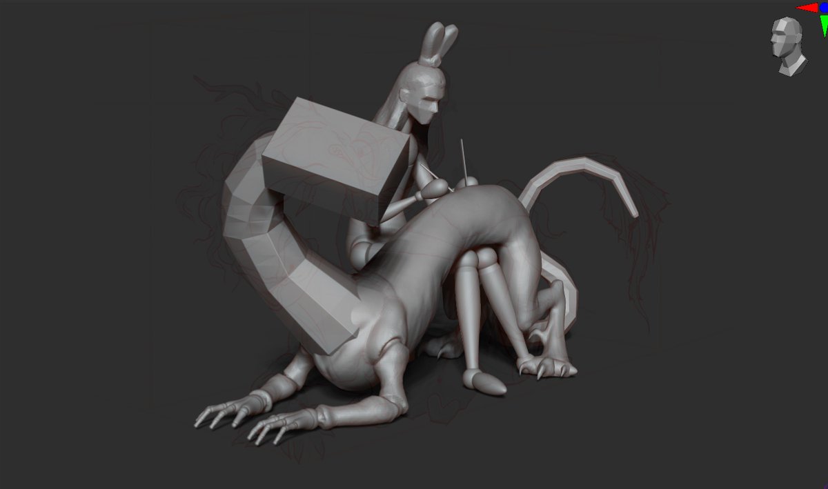 artofpoligone's tweet photo. Blocking out a dragon surgery scene for ArtStation Dragon's Rise Challenge.

I will share more about process, tips and tricks here: https://t.co/cS6y8lwr8u

Original Concept by Mole Wang.

#dragon #artstation #3d #sculpting #zbrush #artstationchallenge https://t.co/102qmPwfu1