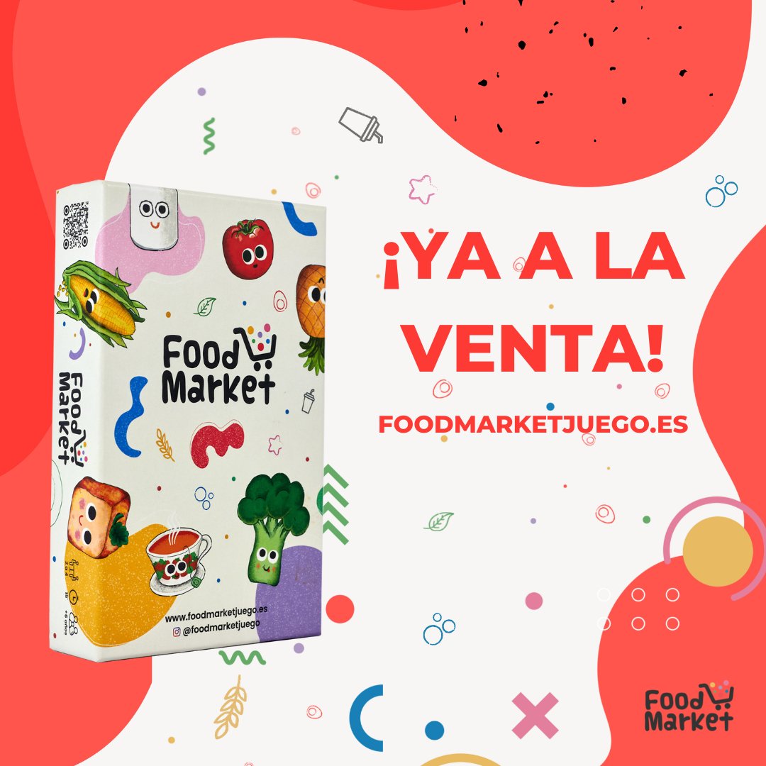 Midietacojea's tweet image. ¡Hoy es un gran día!
Tras año y medio de trabajo en su desarrollo, podemos anunciar que #FoodMarket ya es una realidad.
Un juego de mesa sobre alimentación saludable, que no es la típica propuesta rollazo de muchos juegos educativos. Os cuento 👇
foodmarketjuego.es