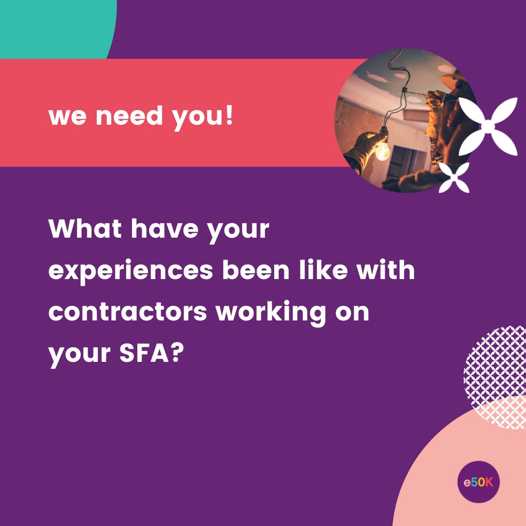 What do you think the basics of behaviour should be for contractors coming to work in your home?  
Have you got any experiences you would like to share?  Good or bad. 
#e50kcommunity #bethechange