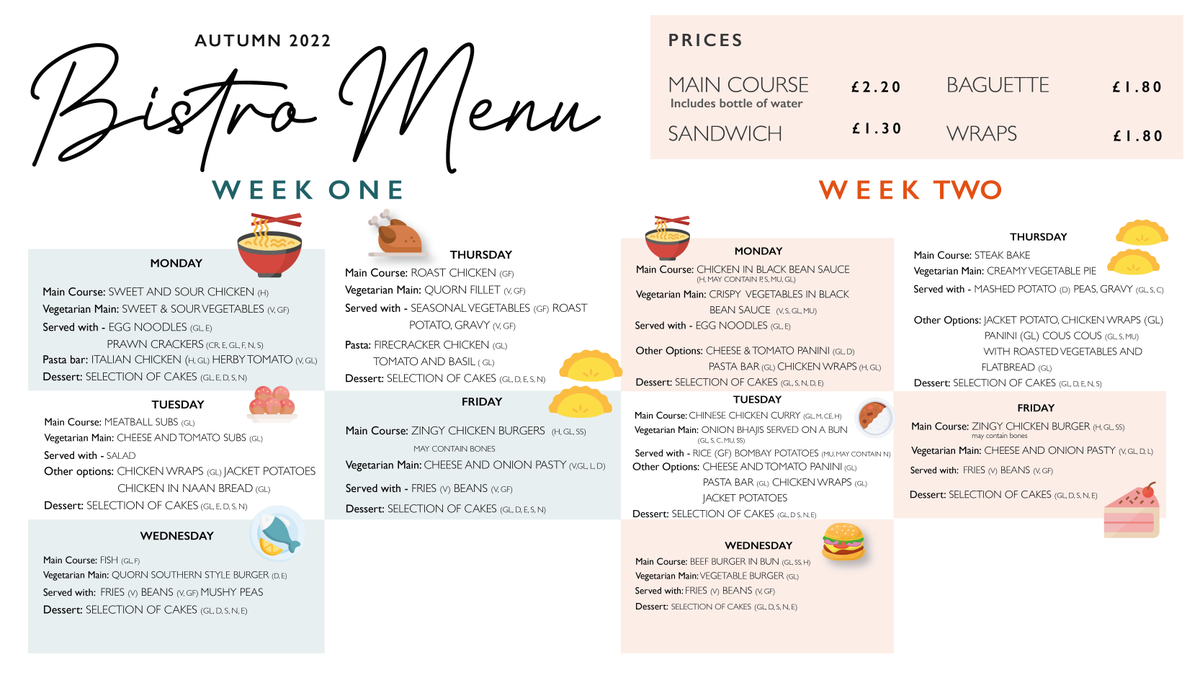 TurvesGreenBoys's tweet photo. New year, new menu🍽️
Check out our new menu for September!
#BackToSchool #SchoolMeals #TGBS https://t.co/2dUjBoQi56