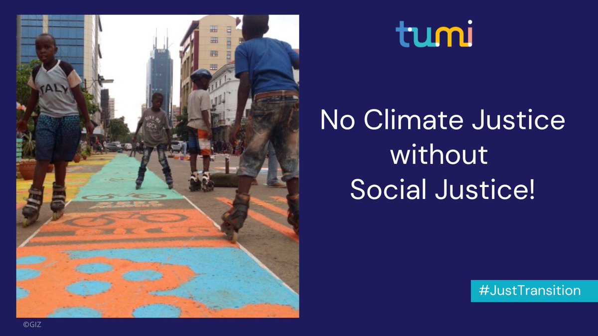 TUMInitiative's tweet image. Towards #COP27 - TUMI showcases perspectives on achieving a #justtransition with zero emission transport for
✅ access to clean, safe and affordable mobility for all
✅ dignified, equally spread future green jobs
Check out our briefing document! 👉 bit.ly/3wWVqZT