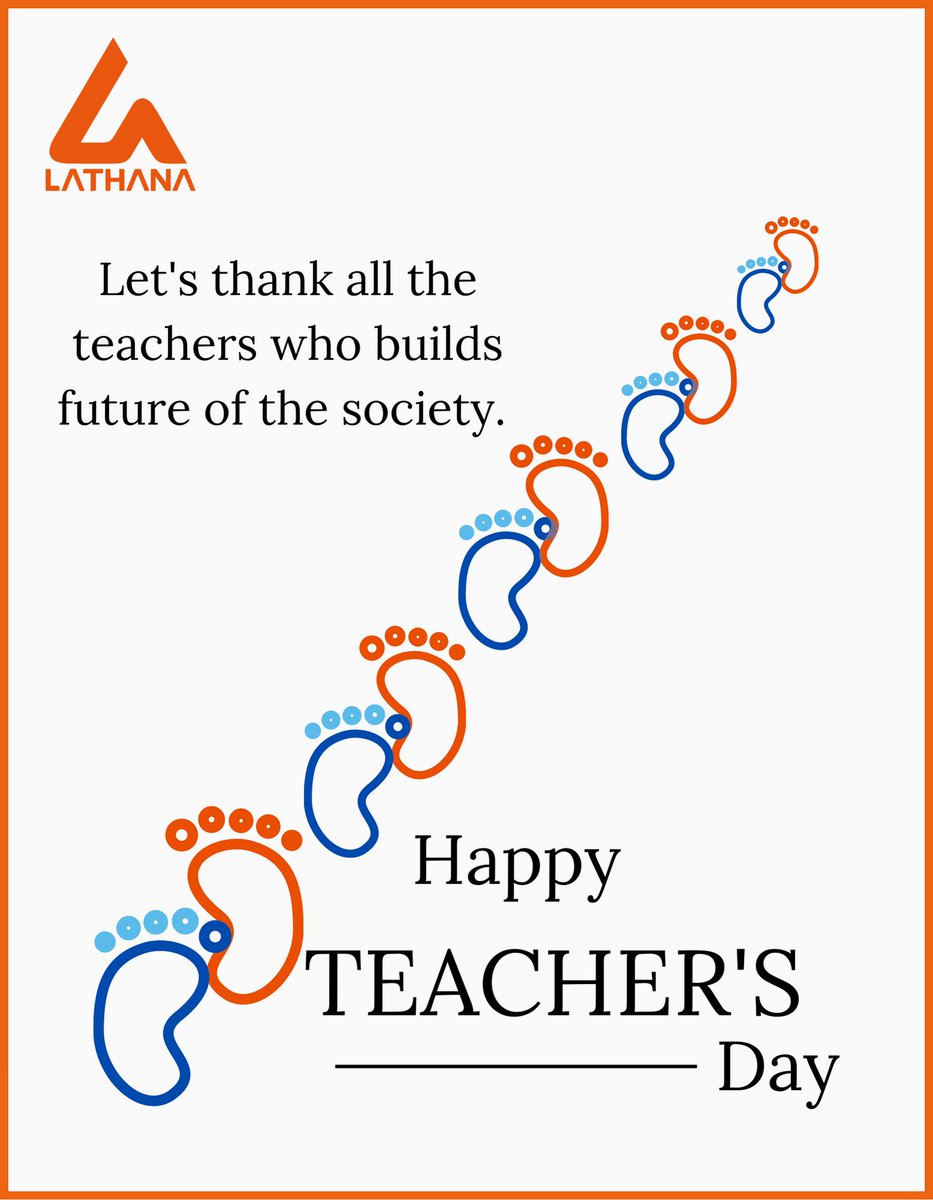 LathanaInfra's tweet image. Let&apos;s thank all the teachers who builds the future of the society.
#HappyTeachersDay2022 #FreeMobileApp #HyderabadRealEstate #LathanaSwayam