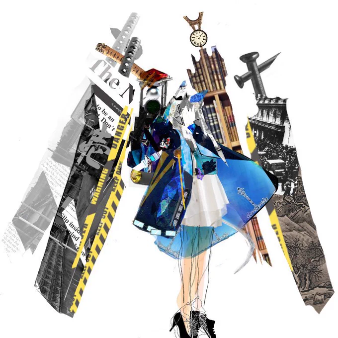 懐かしいものが出てきたので再掲。ネットからの写真を寄せ集めて作ってたんだけど、結構楽しかったからまたやりたいな 