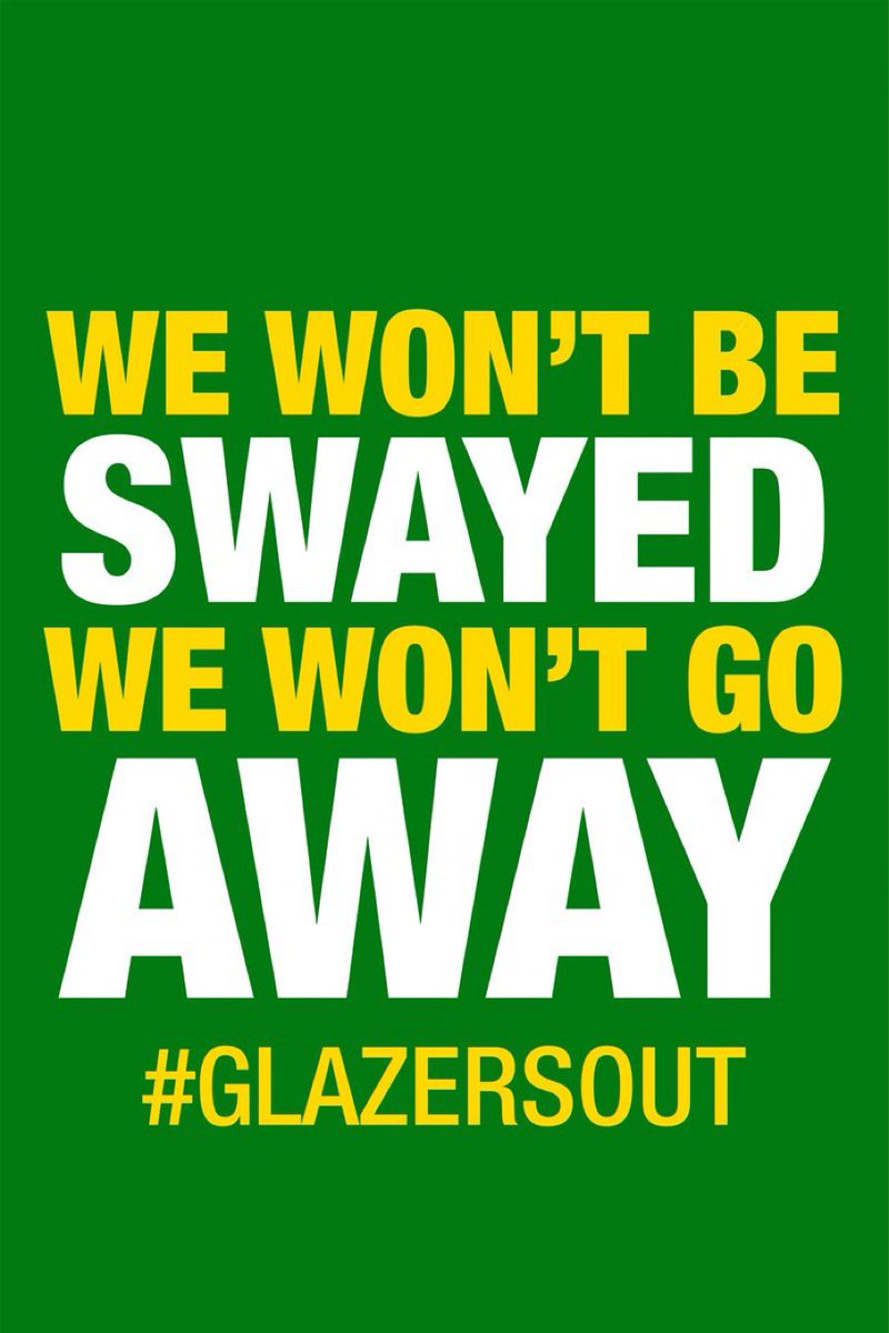 UAGMVMT's tweet image. The noise at Old Trafford was dubbed over on a live show stop trying to con fans into thinking everything is fine we want the Glazers Out and Won’t be silenced #GlazersSellManUtd