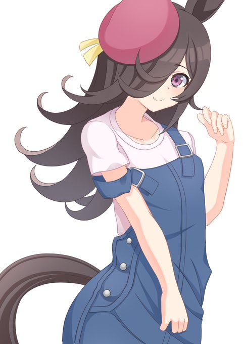 #ウマ娘 #ライスシャワー#100人激かわライスシャワー85人目 「オーバーオールを着たライスシャワー」 