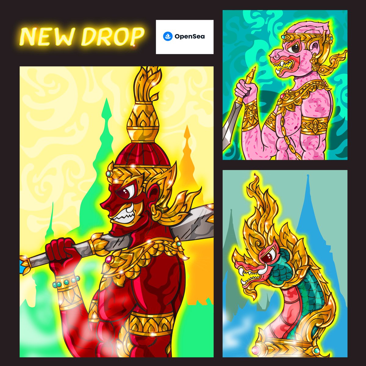 🇹🇭Thai digital art🇹🇭
Thai art presentation to be known to the world
1/1
0.03 ETH
🔽
opensea.io/collection/tha…

<a href="/opensea/">OpenSea</a>

#opensea #OpenSeaNFT #NFTCommmunity #NFTdrops #NFTCommunity #nftart #nftcollector #NFT #NFTs