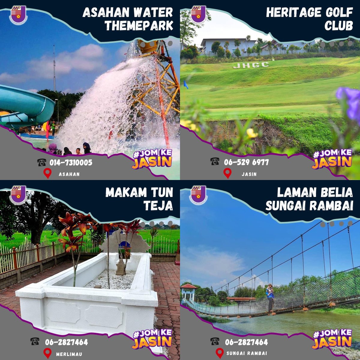 Melakahariini's tweet photo. Kalau dah bosan pergi bandar Melaka, masuk lah Jasin pula. Jangan ingat Jasih tak ada tempat best🫶🏻 https://t.co/HWrsfBRsWq