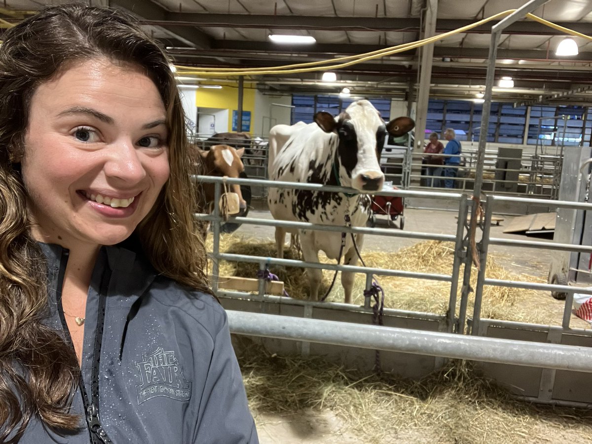 It’s bovine intervention. Couldn’t let 13 days go by without my annual selfie with a cow! @NYSFair
